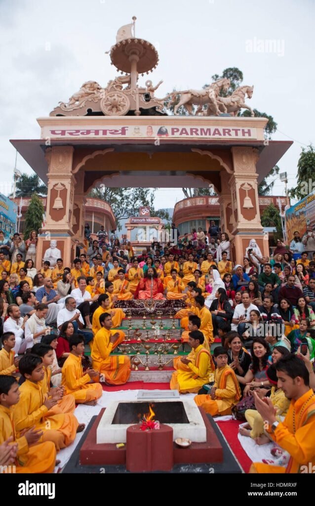 Parmarth and Tervani Ghat aarti